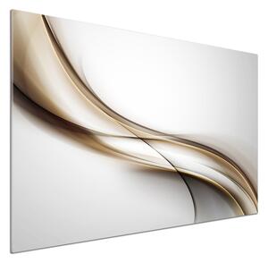 Dekorační panel sklo Hnědá vlna pl-pksh-100x70-f-85720203