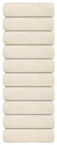 Ručníky pro hosty FROGN 10 ks krémové 30x50 cm 360 g/m² 136997