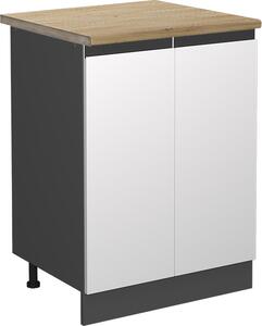 Spodní skříňka kuchyňské linky Vicco R-Line Bílá 60 cm , PD Dub, Model 46440