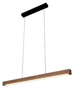 Britop 1509860 Smal, lineární svítidlo z březového dřeva, 28,5W LED 3000K dotykový stmívač, 100cm