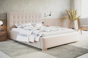 Čalouněná postel BED 2 120x200 béžová