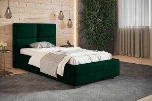 Čalouněná postel BED 3 90x200 zelená