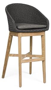 Bizzotto Venkovní barová židle Coachella Barva: charcoal