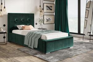 Čalouněná postel BED 5 90x200 zelená