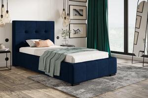 Čalouněná postel BED 5 90x200 modrá