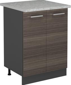 Spodní skříňka kuchyňské linky Vicco R-Line Ušlechtilá šedá 60 cm PD Mramor, Model 53602