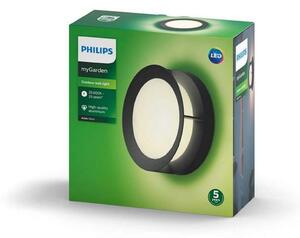 Philips LED Venkovní nástěnné svítidlo Actea 17390/30/P0 černé 2700K
