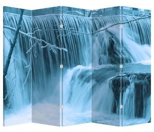 Paraván - Ledové vodopády (210x170 cm)
