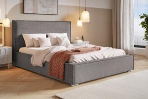 Čalouněná postel BED 8 120x200 tmavě šedá