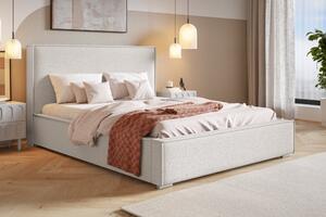 Čalouněná postel BED 8 200x200 krémová