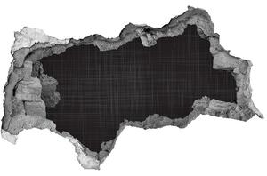 Díra 3D fototapeta na stěnu Lněná textura nd-b-70944105