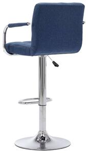 Barová židle - textil | modrá