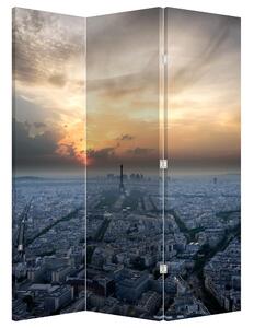 Paraván - Paříž z výšky (126x170 cm)