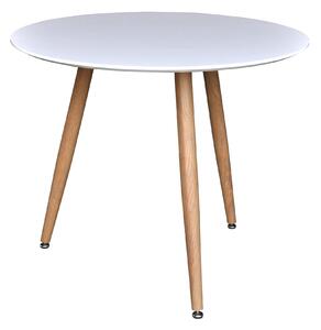 Jídelní stůl Polar, bílá, 90x75