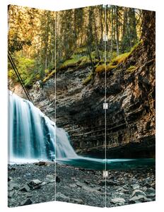 Paraván - Lesní vodopád (126x170 cm)