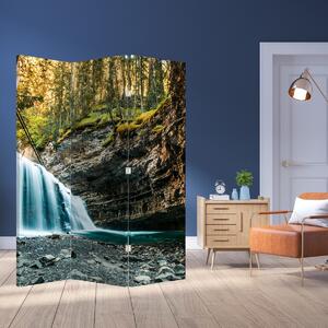 Paraván - Lesní vodopád (126x170 cm)