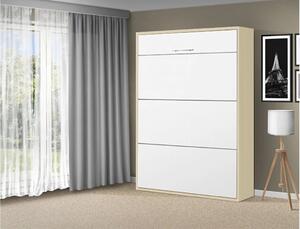 Nabytekmorava Sklápěcí postel VS 1054 P - 200x120cm barva lamina: Javor/ bílá