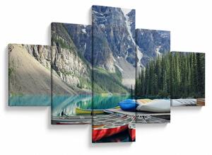 Obraz - Moraine Lake (125x70 cm)