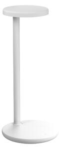 Flos 09.8310.DY Oblique Q1, profesionální bílá čtecí lampička s bezdrátovou nabíječkou na mobil, 8W LED 2700K, 35cm