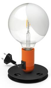 Flos F3299075 Lampadina, oranžová stolní lampička, 1x5W LED E27, výška 24cm