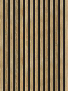 Mexen Lam-B, stěnové lamely 275 × 31,5 cm, HDF deska 4 mm, dub medový, S100-275317-2812-066