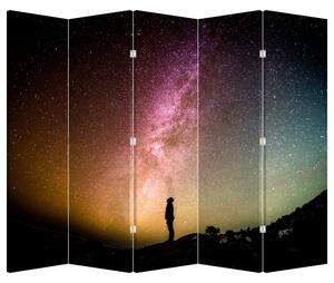 Paraván - Obloha plná hvězd (210x170 cm)