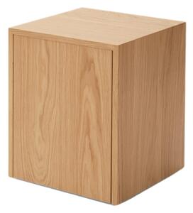 NEW WORKS Stolek Mass, Drawer, Natural Oak