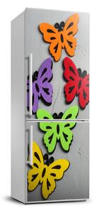 Nálepka fototapeta lednička Barevní motýli FridgeStick-70x190-f-128188702