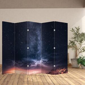 Paraván - Obloha s hvězdami (210x170 cm)