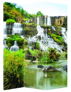 Paraván - Vodopády se zelení (126x170 cm)