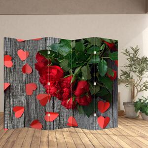 Paraván - Růže (210x170 cm)