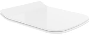 Mexen Cube pomalu sklápěcí slim, duroplast, bílý lesk - 39240000