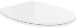 Mexen Egg deska wolnoopadající slim, duroplast, bílá lesk - 39243000