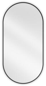 Mexen Loft koupelnové zrcadlo oválné 100 x 50 cm, černý rám - 9851-100-050-000-70