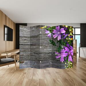 Paraván - Luční květiny (210x170 cm)