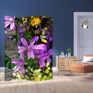 Paraván - Luční květiny (126x170 cm)