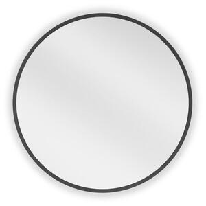 Mexen Loft kulaté koupelnové zrcadlo 30 cm, černý rám - 9850-030-030-000-70