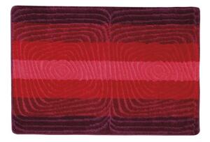 BELLATEX Koberec - běhoun červená spirála šíře 80 cm , délka 120 cm