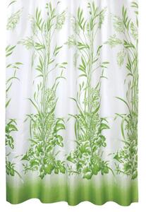 BELLATEX Koupelnové závěsy zelená tráva 180x200 cm