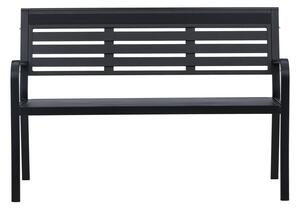 Lavice Elvas, černá, 84x125x60