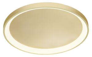 Redo 01-3909 Iconic, stropní svítidlo LED 50W 3000/4000K, matná zlatá, tříkrokové stmívání, průměr 58cm