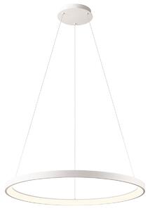 Redo 01-2675 Iconic, bílé závěsné svítidlo LED 60W 3000K, tříkrokové stmívání, průměr 78cm
