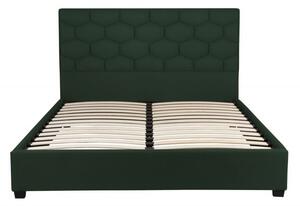 Hector Čalouněná postel Honey 160x200 zelená