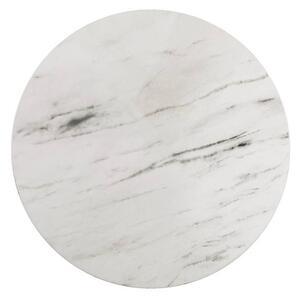 Maytoni LED nástěnné světlo BASIC TEXTURE, bílé, Ø 15 cm, mramor,, Bílá / opál, Obývací pokoj / jídelna, Kámen, Moderní