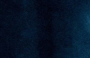 Hoorns Tmavě modrá sametová lenoška Raden 203 cm, pravá