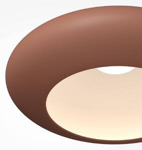 Maytoni LED stropní svítidlo Aros, měděná barva, Ø 40 cm, kov, 3 000 K, Měď, Obývací pokoj / jídelna, Hliník