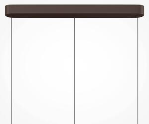 Maytoni LED závěsné světlo Nuvem, hnědé, opálové sklo, délka 66 cm, 3 žárovky, stmívatelný, Hnědá / rez, Obývací pokoj / jídelna, Sklo, Moderní