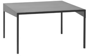 Nordic Design Černý kovový konferenční stolek Narvik 80 cm