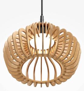 Maytoni LED závěsné světlo Namiki, Ø 27 cm, dřevo, 14 W, Světlé dřevo, Obývací pokoj / jídelna, Dřevo, Moderní