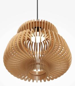 Maytoni LED závěsné světlo Namiki, Ø 35 cm, dřevo, 14 W, Světlé dřevo, Obývací pokoj / jídelna, Dřevo, Moderní